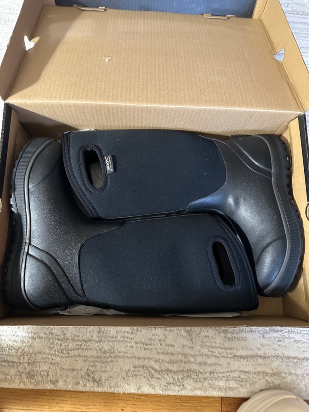 Womens Bogs waterproof Black Waterproof  Pull-On Boots size 7